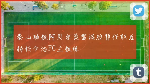 泰山助教阿贝尔莫雷诺短暂任职后转任今治FC主教练